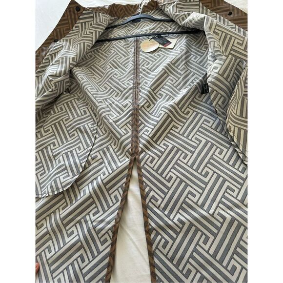 NWT V Force Collection By New Designer Space MEN'S URBANE COAT GEOMETRIC PRINT S - Picture 11 of 15